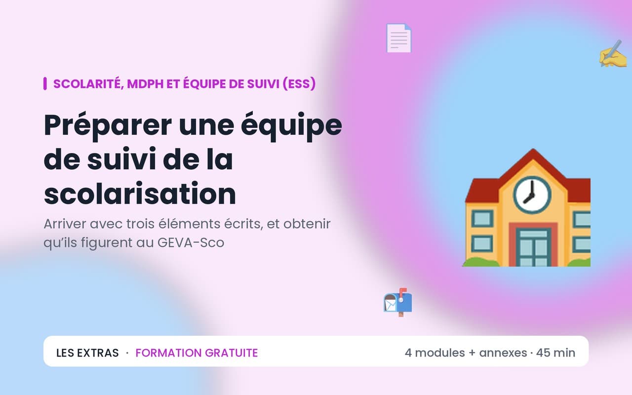 Préparer une équipe de suivi de la scolarisation